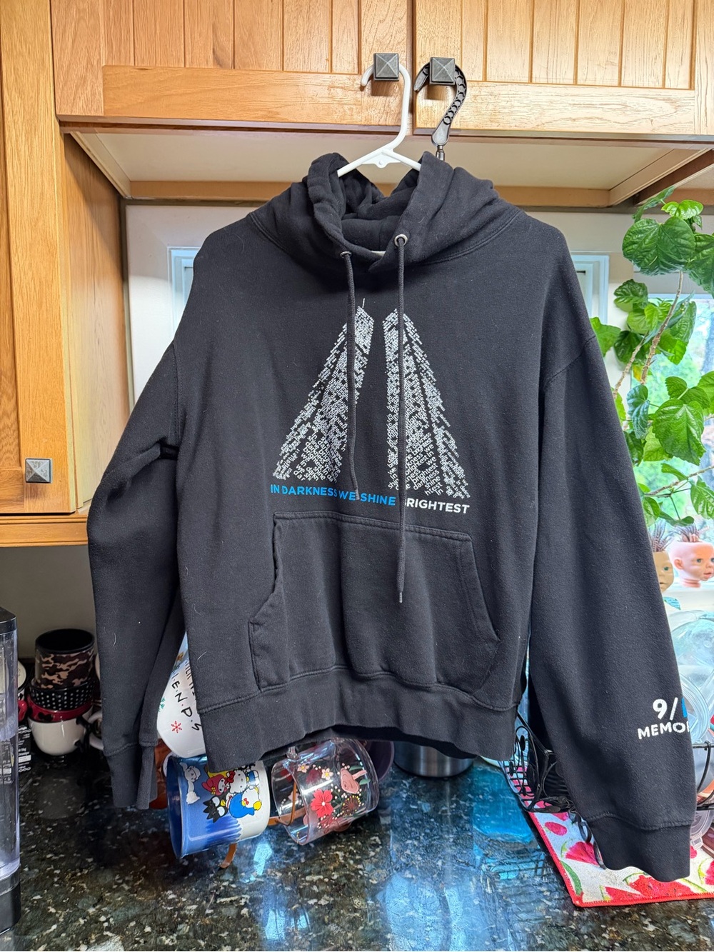9/11 memorial Graphic Pullover Hoodie - In Darkness We Shine